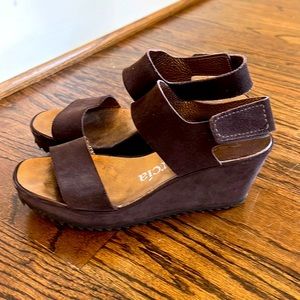 Pedro García Leather Platform Sandals, 39